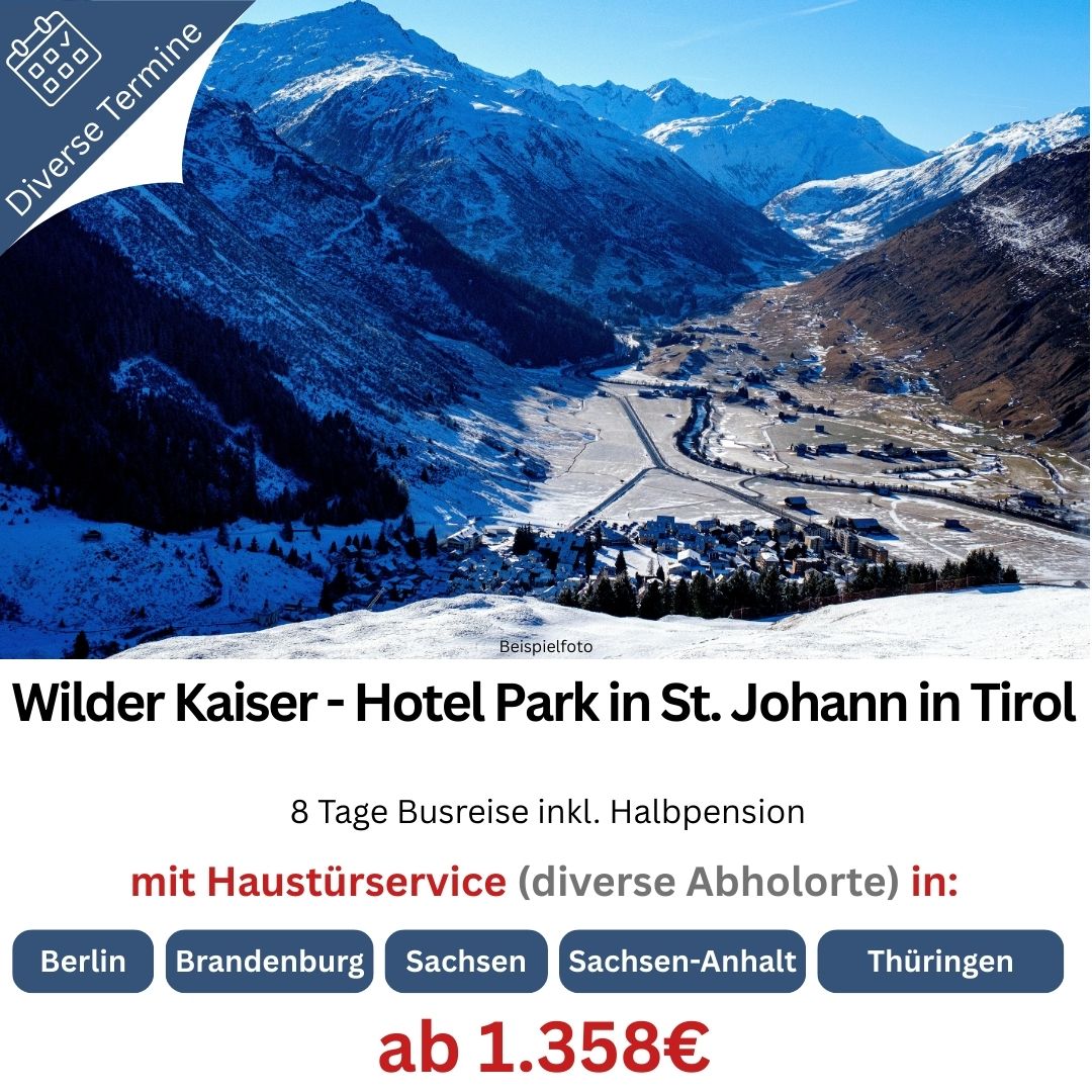 Mehr über den Artikel erfahren Busreise mit Haustürservice – Angebot Nr.2