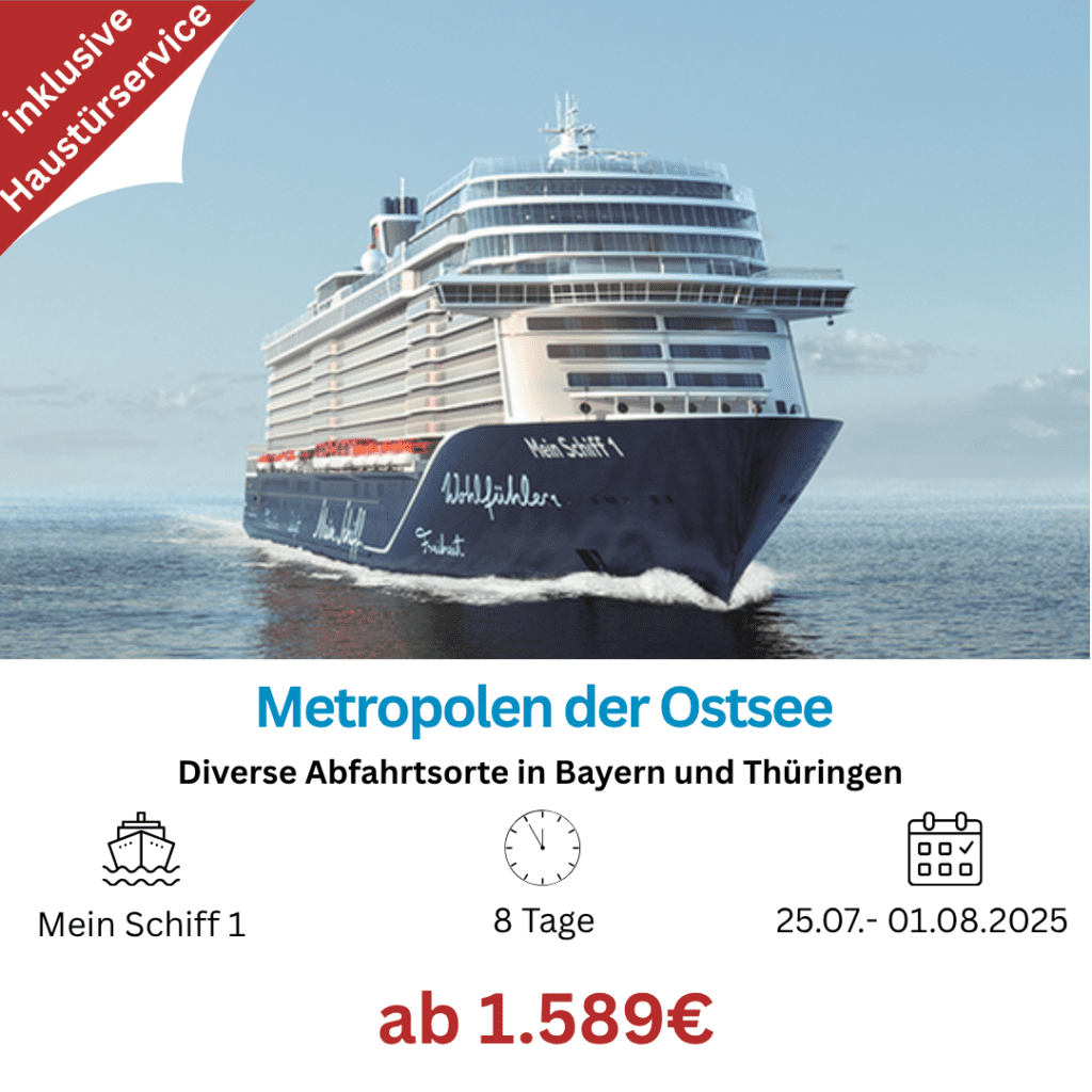 Kreuzfahrt mit Haustürservice