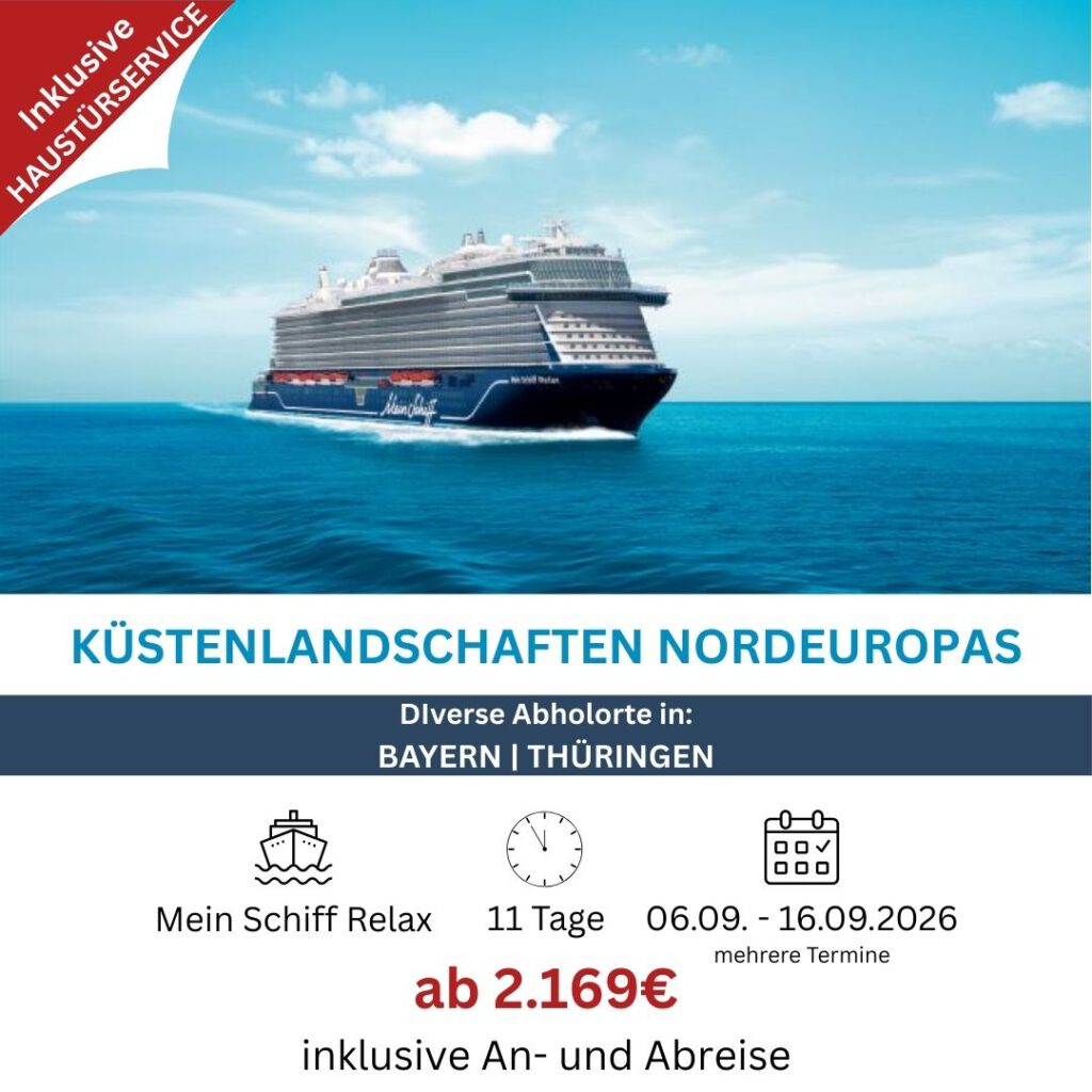 Kreuzfahrt mit Haustürservice