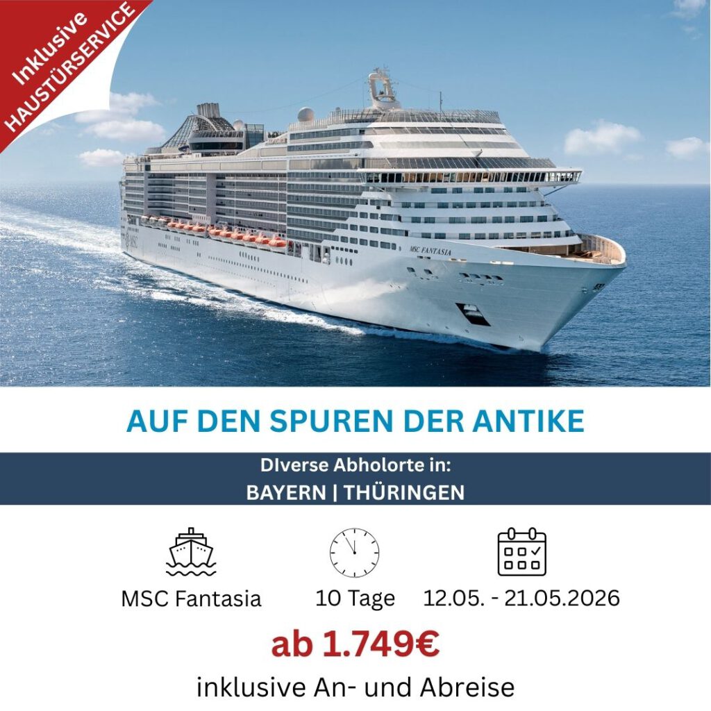 Kreuzfahrt mit Haustürservice