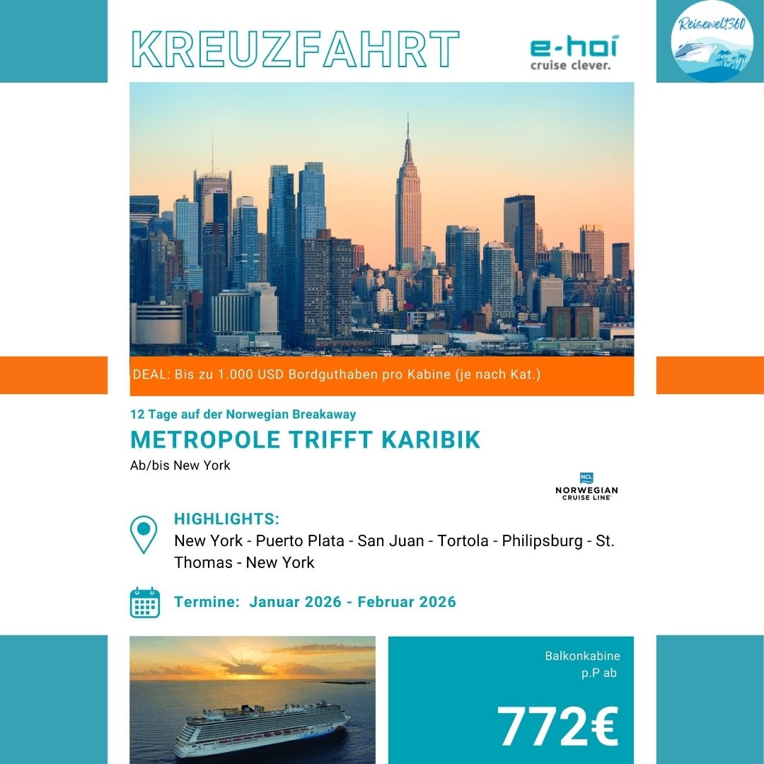 Kreuzfahrtangebote e-hoi Kreuzfahrtangebot Nr.3 e-hoi