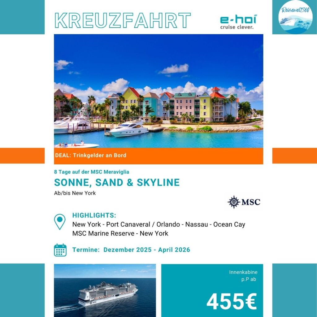 Kreuzfahrtangebote e-hoi Kreuzfahrtangebot Nr.2 e-hoi