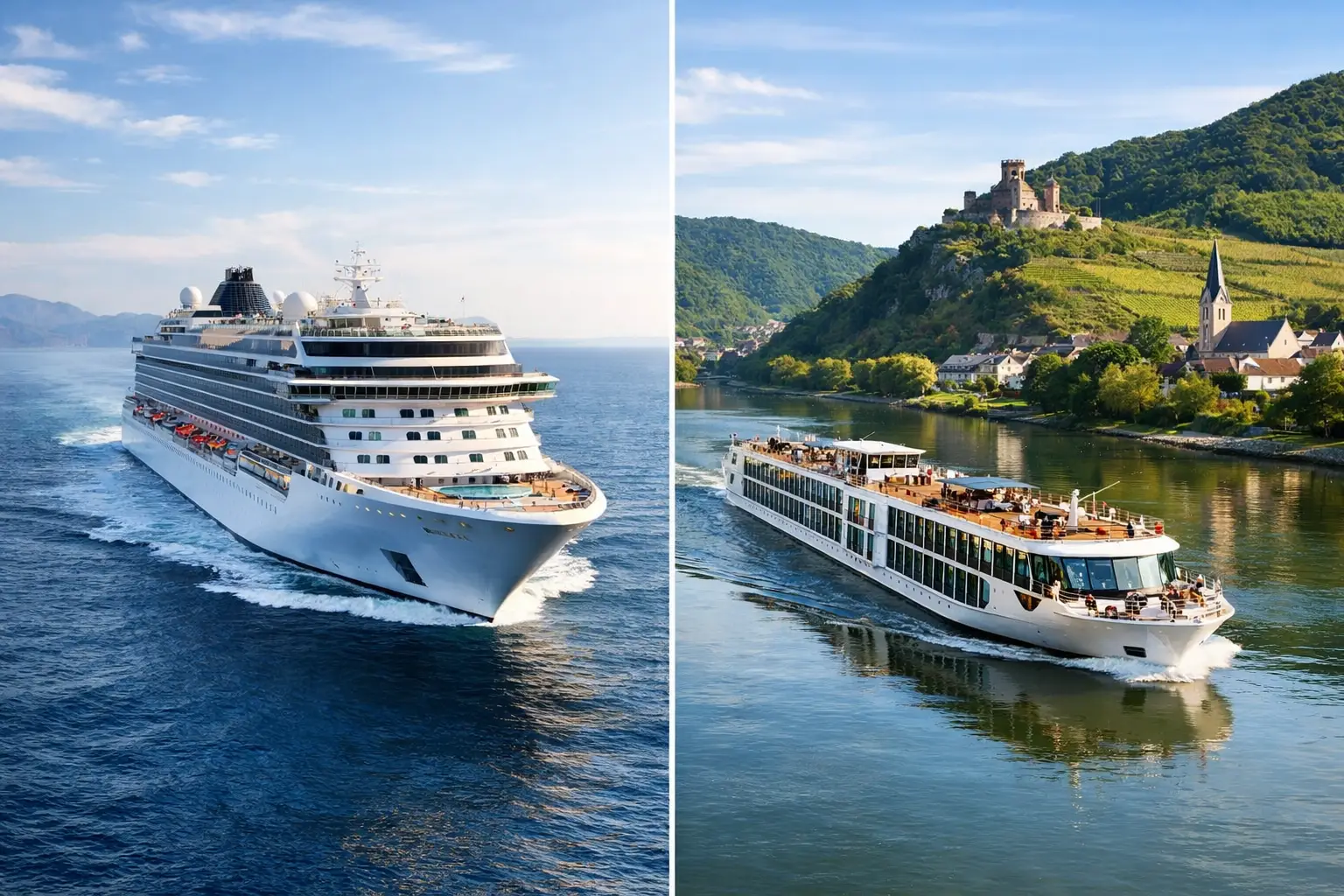Kreuzfahrt oder Flusskreuzfahrt?