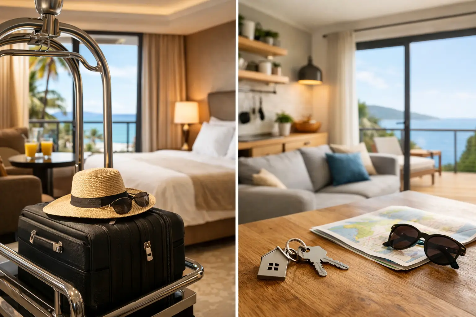 Hotel oder Ferienwohnung im Urlaub?