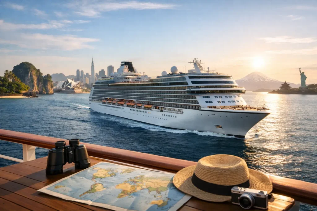 Weltreisen mit dem Kreuzfahrtschiff im Überblick