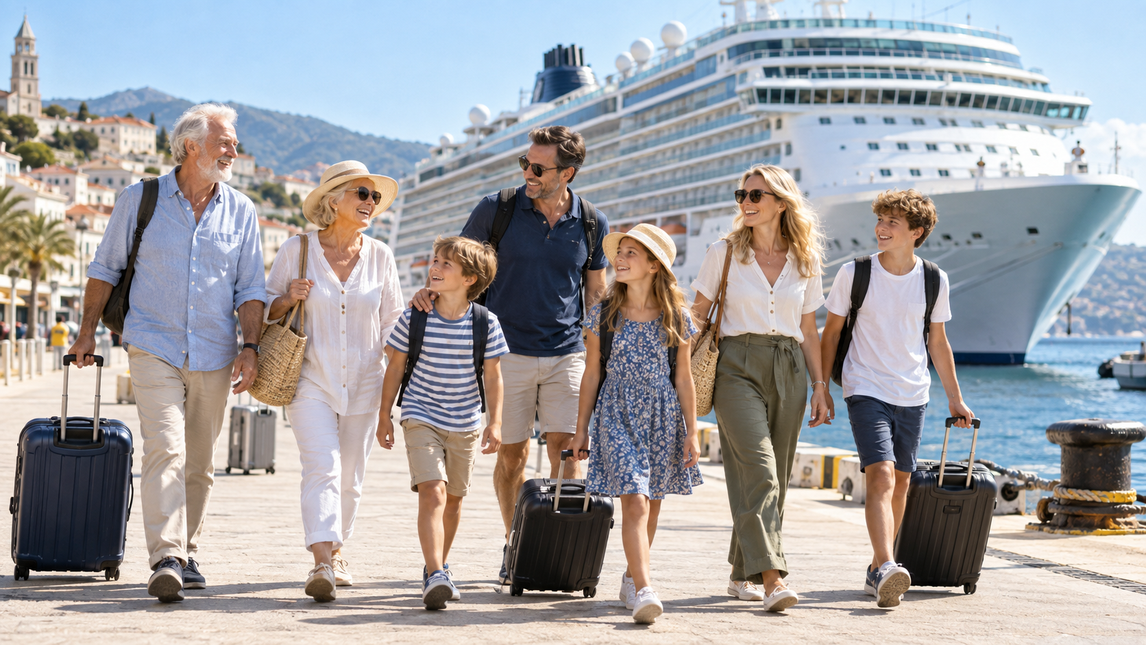Kreuzfahrt mit Kindern und Enkeln